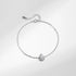 Vixonna Women's Pear Cut CZ Link Chain Bracelet 925 Silver