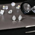 Vixonna Women's Pear Cut Moissanite Stud Earrings 925 Silver D Color VVS1