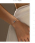Vixonna Women's Vintage Blue Zirconia Eyes Bracelet 925 Silver